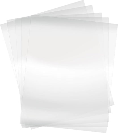 50 sheets 4 Mil Basics Heat Resistant Acetate Blank Stencil Sheet for Card Making Journaling Planner Scrapbook Paper Transparent PET Acetate Mylar Craft Template Material