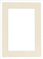 8x10 Mat Bevel Cut for 5x8 Photos - Acid Free Textured Cream Precut Matboard - For Pictures, Photos, Framing - 4-ply Thickness