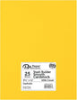 Accent Design Paper Accents Stash Builder Cardstock 8.5" x 11" Daffodil, 65lb colored cardstock paper for card making, scrapbooking, printing, quilling and crafts, 25 piece pack