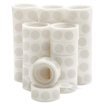 UPINS 3000 Pcs Point Dots Balloon Glue Removable Adhesive Point Tape, 30 Rolls Double Sided Dots Stickers for Craft Wedding Decoration
