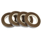 4 Rolls Floral Tape 1/2" Wide 30 Yards/Roll Floral Tapes for Bouquet Stem Wrap and Flowers Making Craft Projects (Brown)