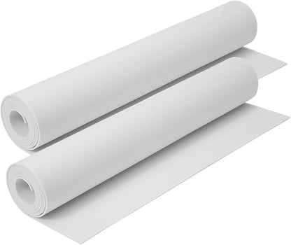 AMZQNART 2Pcs EVA Foam 2mm, Cosplay Foam Roll 16 x 59in White, Suitable for Large Foam Cosplay Modeling, DIY Projects, Crafts, Ultra High Density 90 kg/m3.