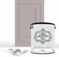 ALL-IN-ONE Paint, Durable cabinet and furniture paint. Built in primer and top coat, no sanding needed. Includes our 30 featured color card - Haze, Gallon