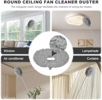 2PCS Ceiling Fan Cleaner Duster, Adjustable Microfiber Duster - Image 3