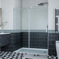 Frameless Sliding Shower Door 56–60 inch W x 76 inch H, Sliding Shower Door by GarveeLife