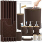 Bathroom Accessories Set 25 PCS by LetUsMakeHomeYourFavoriteDestination