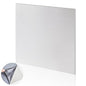 1 Pcs 430 Stainless Steel Sheet Metal 12 x 12 Inches 24GA Metal Plates Panel #4 Brushed Finish Magnetic Mount Board Wall Food Truck Restaurant Crafting Kitchen Floor Trailer Garage Gym