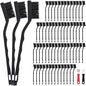 60 PCS Mini Nylon Brush Set，Masonry Brush Nylon Bristle by Unknown