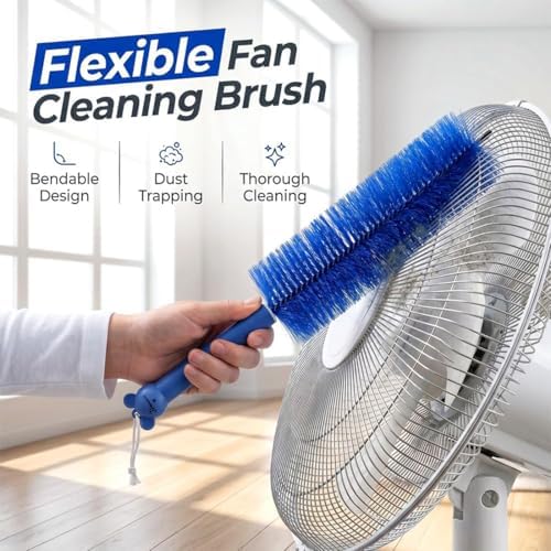 Ultimate Dusting Tool, Fan Cleaning Brush, Bendable Microfiber Head, Flexible - Image 2