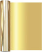 Tvinyl Warehouse Light Gold Foil HTV Champagne Gold Heat Transfer Vinyl Roll 12" x 6FT