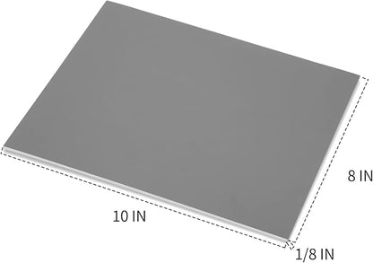 Falling in Art Soft Linoleum Carving Block, Linocut Block for Printmaking, 8 Inches by 10 Inches, Gray, 2-Pack