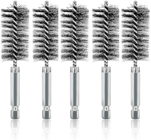 5Pcs 1" Stainless Steel Wire Bore Brush by ASNOMY