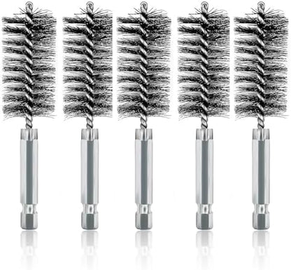 5Pcs 1" Stainless Steel Wire Bore Brush by ASNOMY