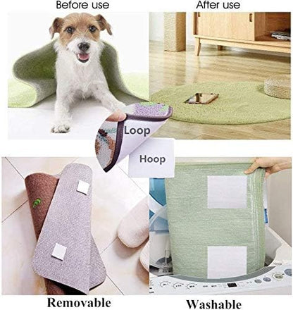 BRAVESHINE Industrial-Strength Self Adhesive Hook and Loop Roll - 1.2 Inch 16.5FT Double Sided Hook and Loop Strips Fasteners Tape for Sewing, Pedal Board, Mounting or Hanging Items - White