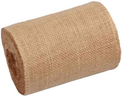3 Pack - 90 feet Burlap Ribbon 5" x 10 Yards Natural Jute 5 Inch 30ft roll (Natural, 5 Inch X 10 Yards) Total 30 Yards