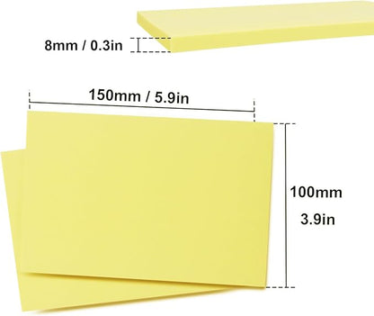 KUKLIPJIM 25 Pcs 4""x6"" Rubber Carving Blocks, Linoleum Blocks, Stamp Carving Blocks for Printmaking, Linocut Artists, Crafts and More,(Yellow)