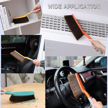 15" Green Soft Brist. Hand Broom Brush Bed Sofa Counter Hair Clear - Image 4