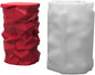 3D Cylindrical Candle Silicone Mold Stone Stacking Layered Candle Soap Mould Fondant Chocolate Cake Candy Baking Mold Plaster Epoxy Resin Clay Mould
