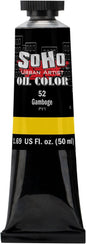 Soho Urban Artist Oil Paint - Gamboge, 50 ml Tube - Best Valued Oil Colors for Painting, Excellent Pigment Load