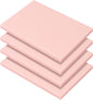 4 Pack 4"x6" Pale Pink Rubber Stamp Carving Blocks, Rubber Carved Brick for Stamp Soft Rubber Crafts and DIY Craft Project