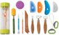 Xiem Tools Essential Clay Tool Kit, 14 Pieces for Ceramics and Pottery