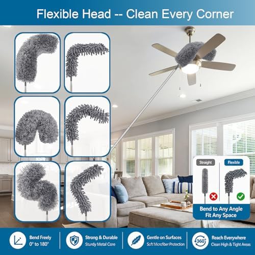 Microfiber Feather Duster, Duster - Image 4