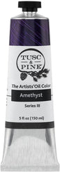 Tusc & Pine Artist Oil Paint - Amethyst, 150 ml, Non-Yellowing, Rich & Creamy Consistency, Maximum Pigment Load, Small Batch Milled Oil Paints Made in the USA for Professional Artists