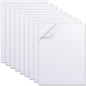 MEARCOOH Self Adhesive Foam Sheets, White 9x12 Inch 2mm Sticky Eva Foam Paper for Crafts Cardmaking Photo Frames Classroom Scrapbooking Christmas Crafts (White 10 Sheets)