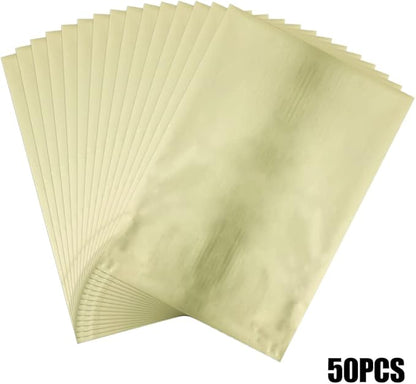 300 Pieces Toner Reactive Foil 6 Assorted Color Foil Paper Sheets for Arts Crafting Foil Plate Card Making Decoration Hot Foil Roll Transfer Foil Sheet for Craft Cardstock DIY Card Invitation Supplies