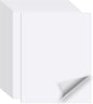 White Printable Sticker Paper, 20 Sheets Printable Sticker Paper, Laser/Inkjet Printing- Matte White, Letter Size (8.5" x 11")