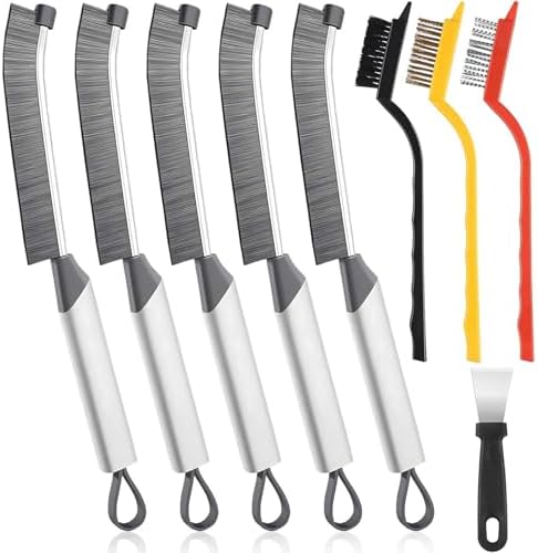 Crevice Cleaning Brush Set-9-Piece, Scratch-Free Hard Bristle Gap Scrubber by Unknown