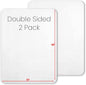 Small White Board, 11 x 14 Dry Erase Board, 2 Small White Boards Dry Erase, Double Sided Whiteboard, Lapboard for Kids, Office and Classroom