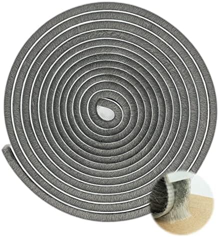 Weather Stripping Brush for Sliding Windows/Doors Frame Side, Pile Self by Zhilokdor
