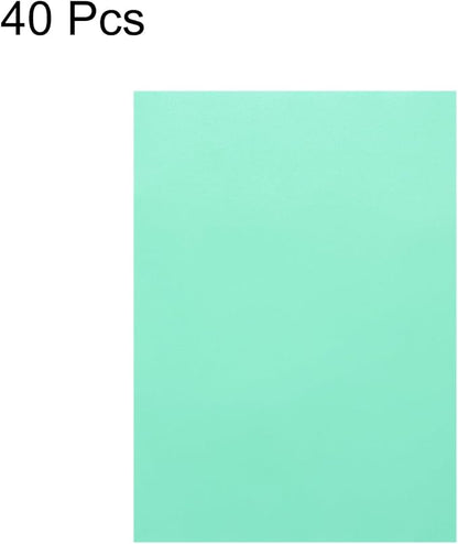 MECCANIXITY Colored Vellum Paper, 40 Sheet Sky Blue Transparency 11.7 x 8.2 Printable Vellum Paper, Translucent Vellum Sheets for Printing Wedding Invitations, Ink Jet Laser Printer