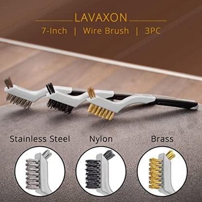 Lavaxon Wire Brush Set 3Pcs - Image 4