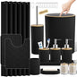 Bathroom Accessories Set Complete by LetUsMakeHomeYourFavoriteDestination