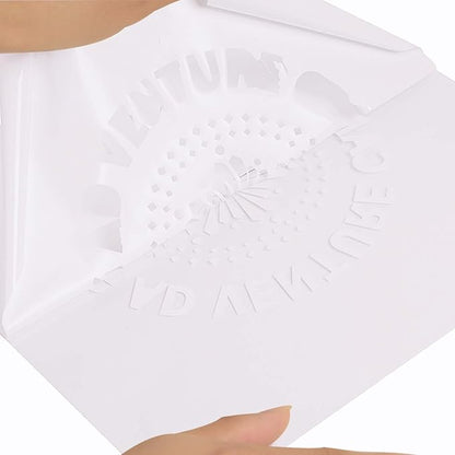 RENLITONG White HTV Iron on Vinyl 12Inch by 10ft Roll Heat Transfer Vinyl for T-Shirt HTV Rolls for All Cutter Machine - Easy to Cut & Weed for Heat Transfer Design