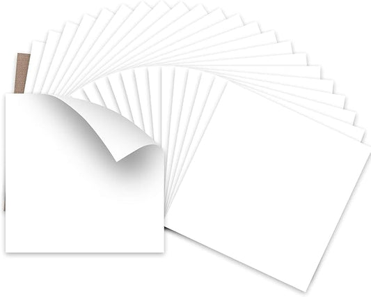 HTVRONT White HTV Heat Transfer Vinyl Bundle: 24 Pack 12"x12" Iron on Vinyl Sheets for T-Shirt (1 PTFE Sheet Included), PU HTV Easy to Cut & Weed for Heat Design