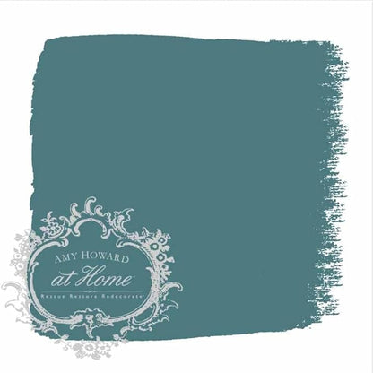 AMY HOWARD AT HOME Chalk-Based One Step Paint for Furniture, Cabinetry, Decor, Finish, and More | No Stripping, Sanding, or Priming | Dark Base | 16 Ounce | Aston Manor