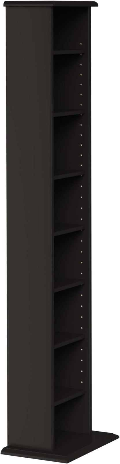 Prepac Narrow Cabinet Media Storage, 13" Wide, Black