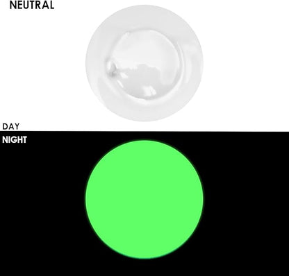 Artecho Glow in the Dark Paint, Neon Neutral Paint (120ml / 4.05oz) Tubes, Art Craft Paints for Canvas, Rock, Stone, Wood, Fabric, Art Supplies