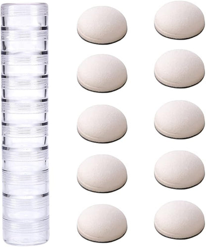 CYFUN DESIGN 10PCS Mini Ink Blending Tools Foam Replacement Foams and 10pcs Protective Plastic Covers for DIY Scrapbooking Paper Crafting Handmade Crafts Scrapbooking Supplies Crafting Projects