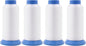 Mandala Crafts 4 Pack of Serger Threads Cones Spools - 0.1mm 22860 Yards Polyester Clear Threads for Sergers Machine and Overlock Quilting Sewing Machine