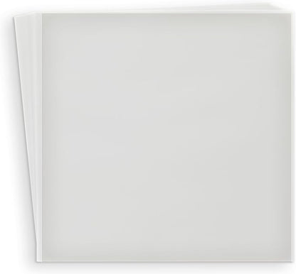 Translucent Vellum Sheets - 100 Sheets, 12 x 12 in, White - 93gsm/63lb Tracing Paper for Drawing & Invitation Paper - Transparent Craft Overlays