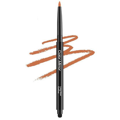 Smudge Proof Eyeliner, Waterproof Retractable Eye liner with Brush, Matte and Shimmer Eyeliner Pencil, Creamy Texture, Long lasting & Smooth(06 Orange Matte)
