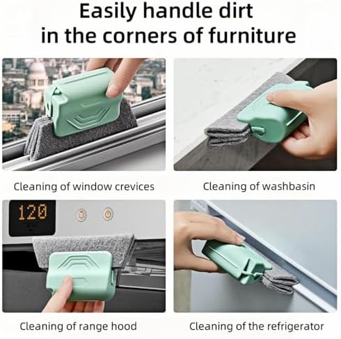 Magic Window Track Cleaner, 2025 New Window Groove Cleaning Brush Tools Set - Image 5