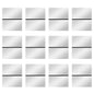 Laser Engraving Blank White ABS Double Color Plastic Sheet, 11.8x6.49x0.05 inch Materials Double Color Plastic Sheet for Interior Signs, Badges (White)