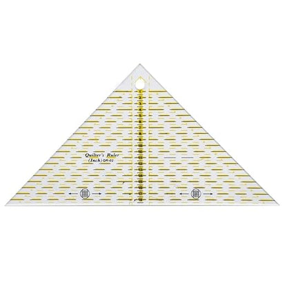 HONEYSEW Quilting Templates Acrylic Sewing Ruler with Non-Slip Rings for Quilting and Sewing Fabric Cutting Angles Rectangle Ruler (6PCS Set)