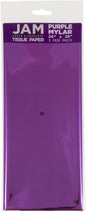 JAM PAPER Tissue Paper - Purple Mylar - 3 Sheets/Pack