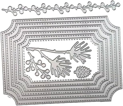 2025-2026 Stamps and Dies for Card Making, Stamps and Dies Set 2025 for Christmas and Halloween, Die Cut DIY Various Festivals Album Scrapbooking Birthdays Greeting Card (M4290)